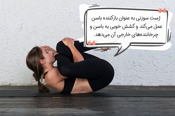 ژست چشم سوزنی یوگا برای سیاتیک