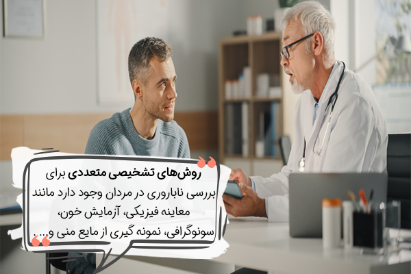 روش‌های تشخیص ناباروری در مردان چیست؟