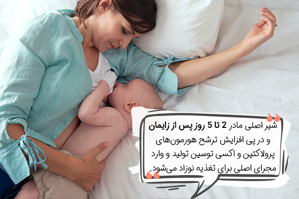 شیر مادر چه زمانی تولید می‌شود؟