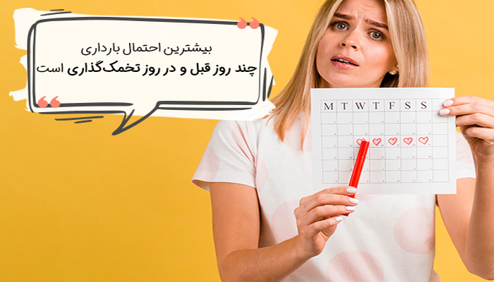 زمان تخمک گذاری